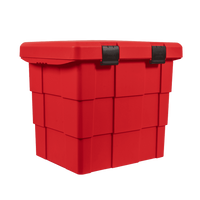 DAKEN 86014 PITBOX кутия за насипни материали, контейнер за пясък, пътна сол 655x570x520 мм 108.5 л