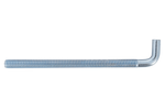 Строителна кука DROMET HP M10x170 с ъглов край (права)
