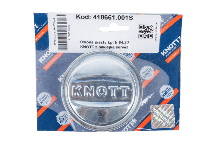 KNOTT 64.2 мм капачка за лагер на главина за ремарке