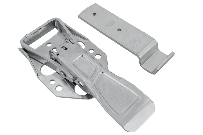 Страничен теглич със STEELPRESS ZB-04C+Z-01A закопчаване за пълно странично затваряне на ремаркето