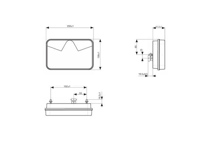 ASPÖCK MULTILED V задна светлина 6 функции дясна