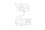 Фиксирана опора със скоба WINTERHOFF RSR48-700+KLE48 150кг 48мм 700мм
