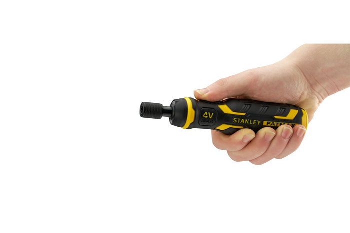 Акумулаторен винтоверт STANLEY 4V със зарядно устройство и битове